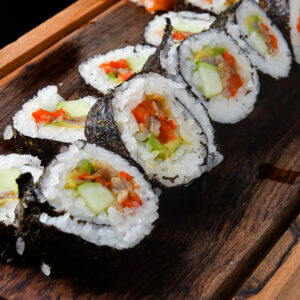 Rollo sushi vegetariano